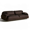 3-Sitzer-Sofa in Dunkelbraun, 230 x 100 x 78 cm, Polyester-Bouclé
